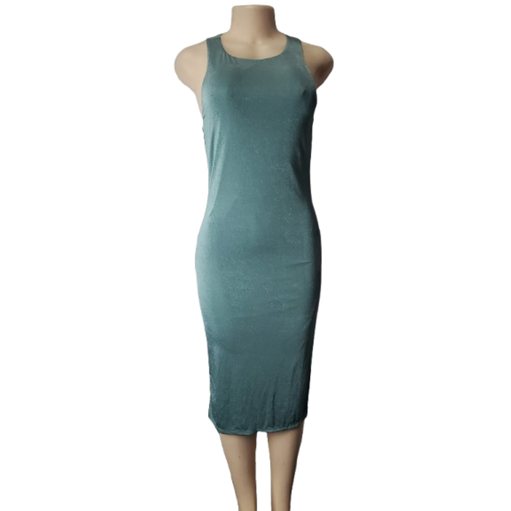 Forever 21 women's patima green dress size L